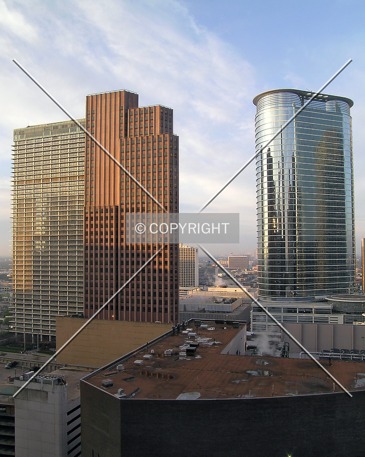 Downtown, as seen from one of the hotel's suites