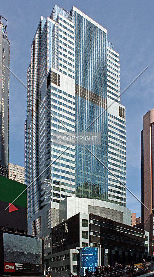Full view from Times Square to the southeast; April 25, 2014
