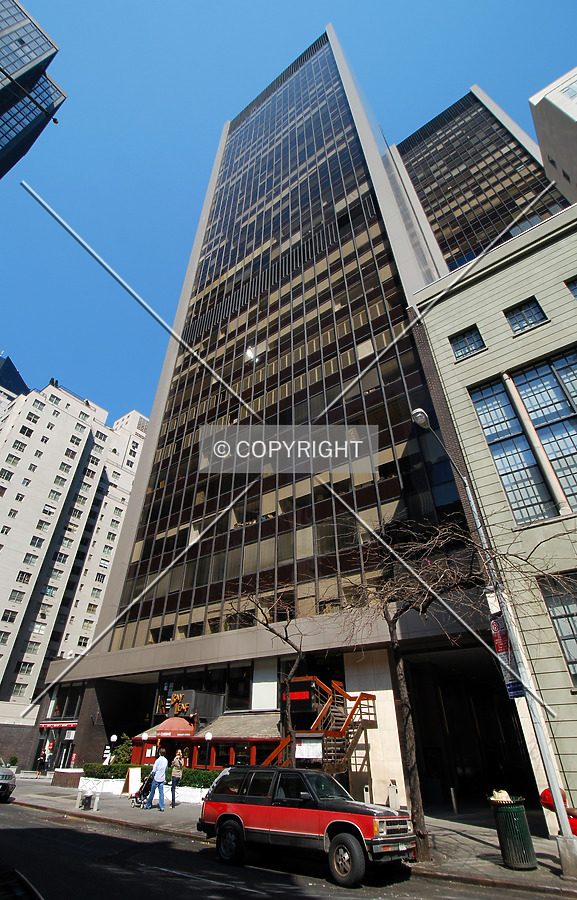 Looking up from West 56th Street