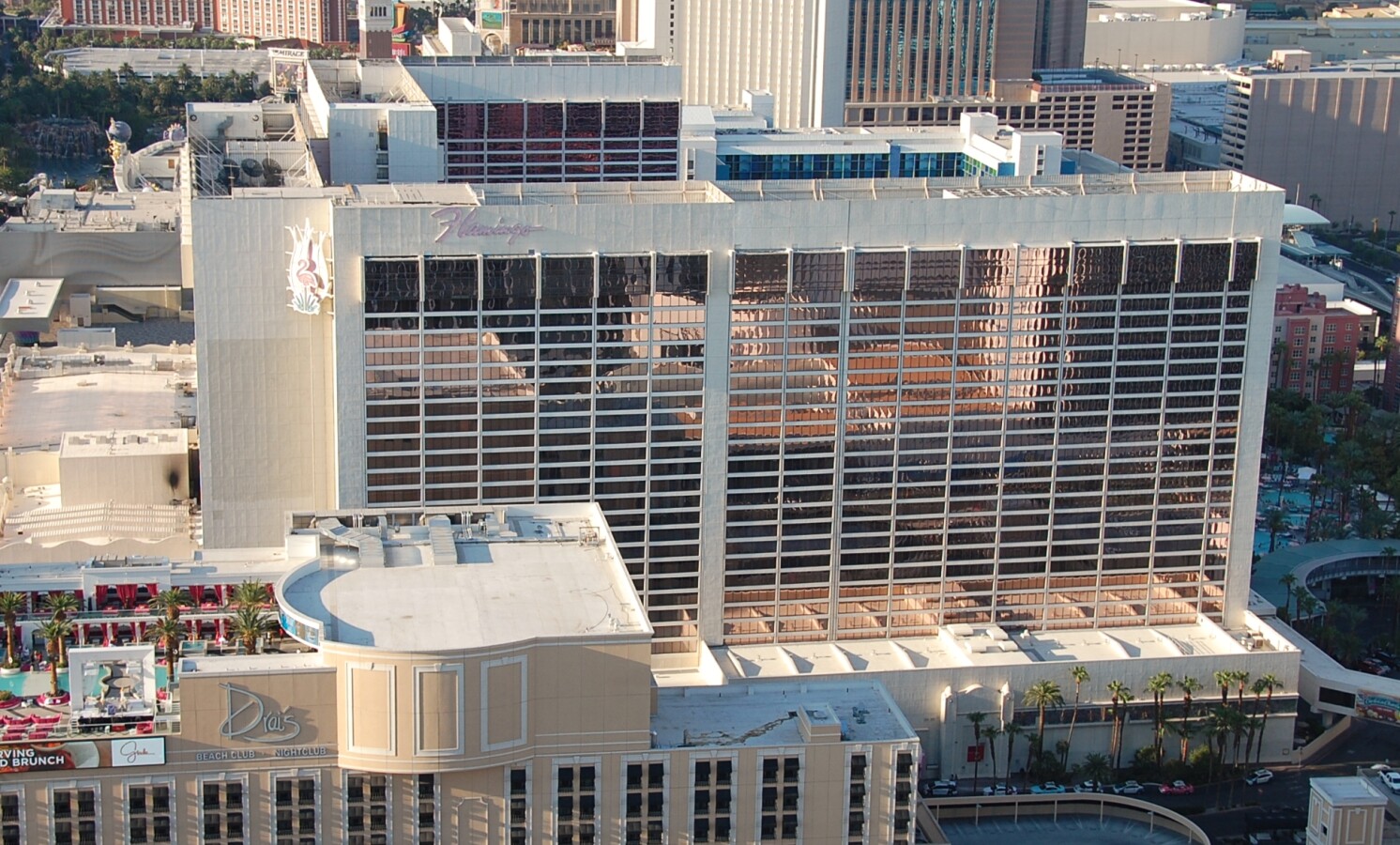 Elevated view to the north