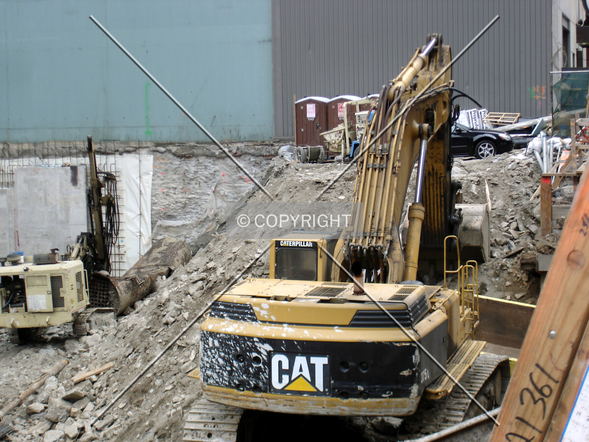 Northeast corner of the site