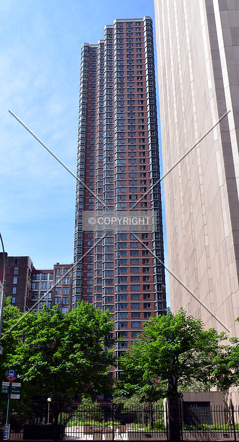 View from the northeast on Worth Street