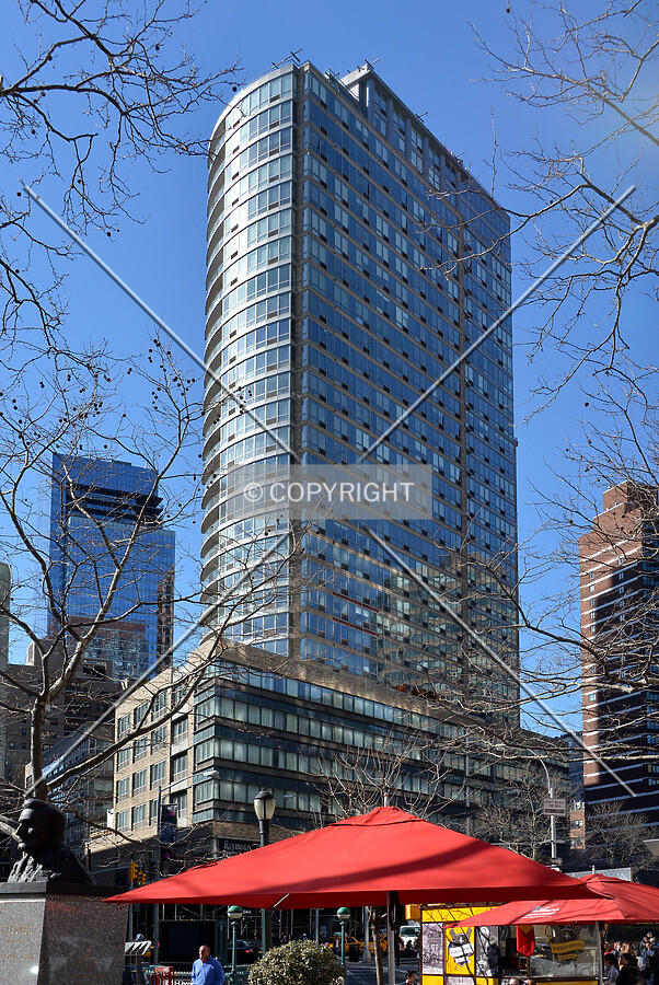 View from the southeast at Broadway and 66th Street