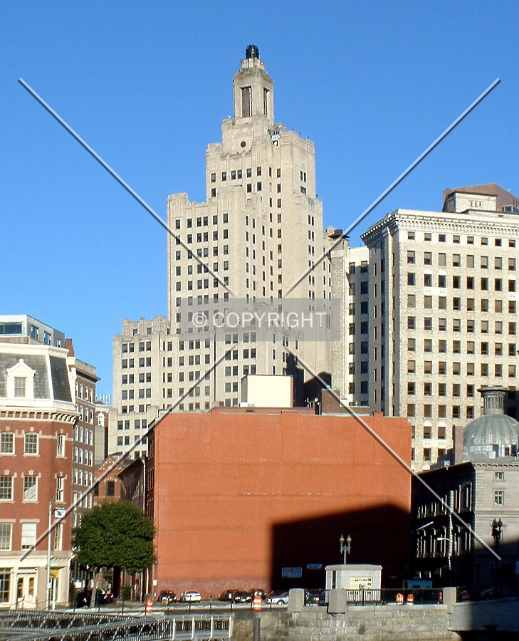 View from the east