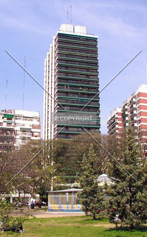 View from Parque Las Heras looking east