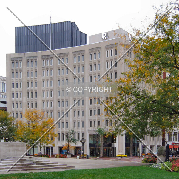View to the southeast from Monument Circle