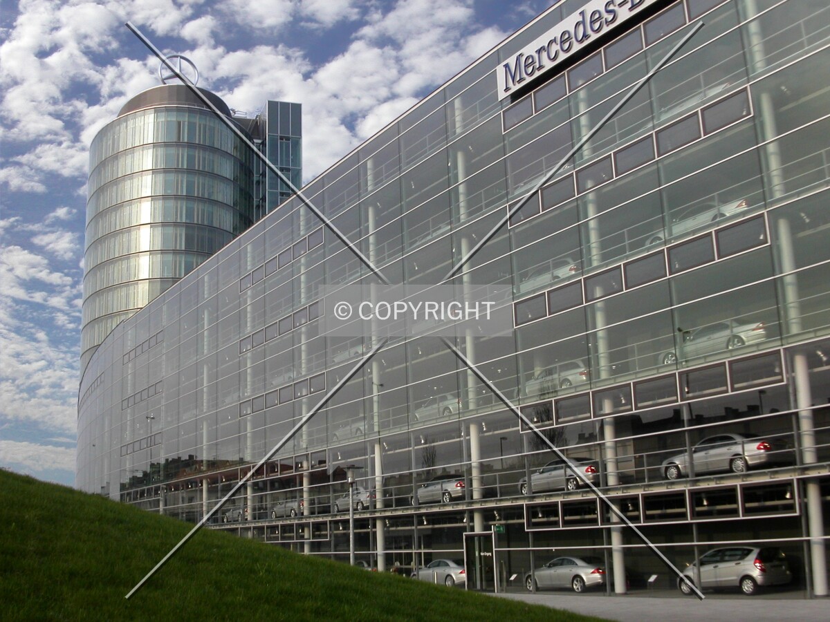 Western side of the building