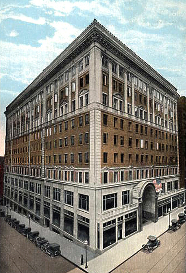 Vintage view from the northeast