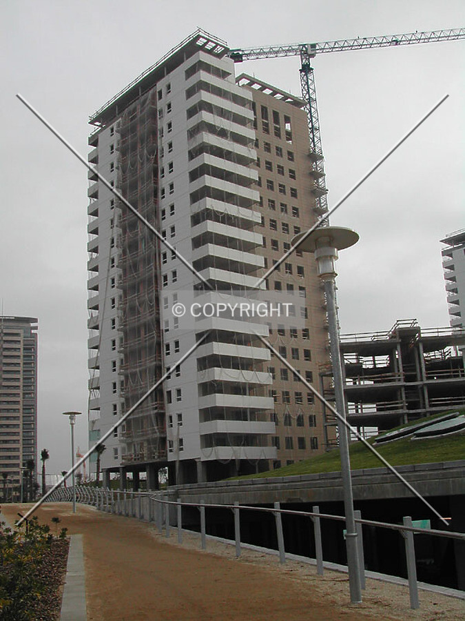 View of the north facade