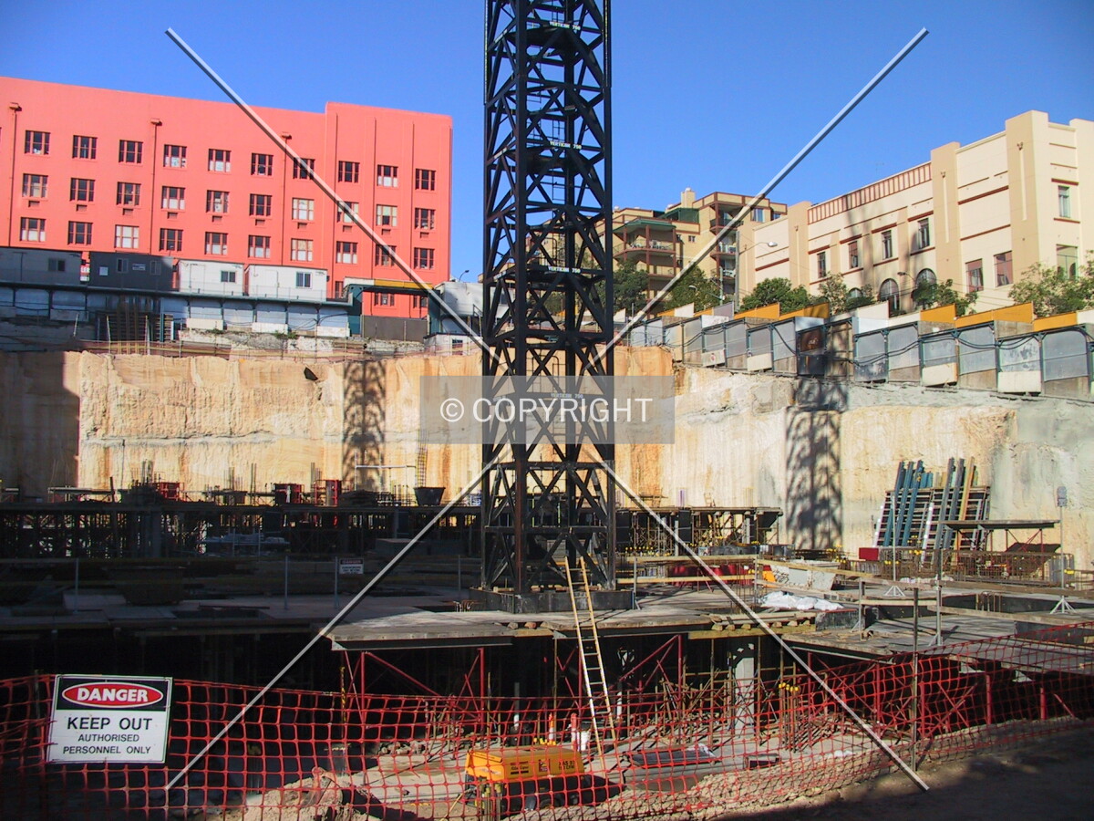 View into the site