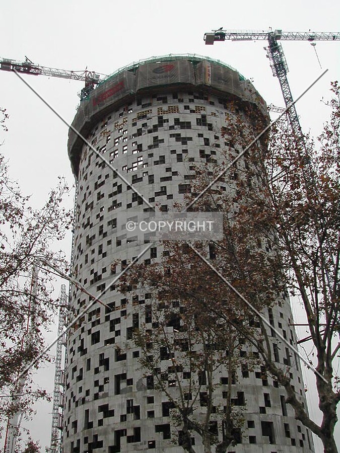 Close view of the building