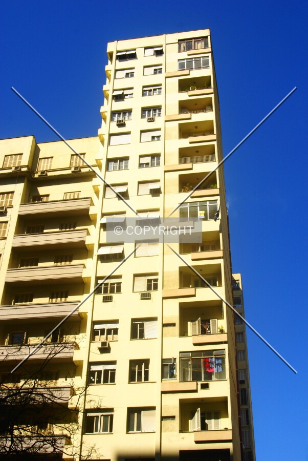 View from across Borges de Medeiros Avenue