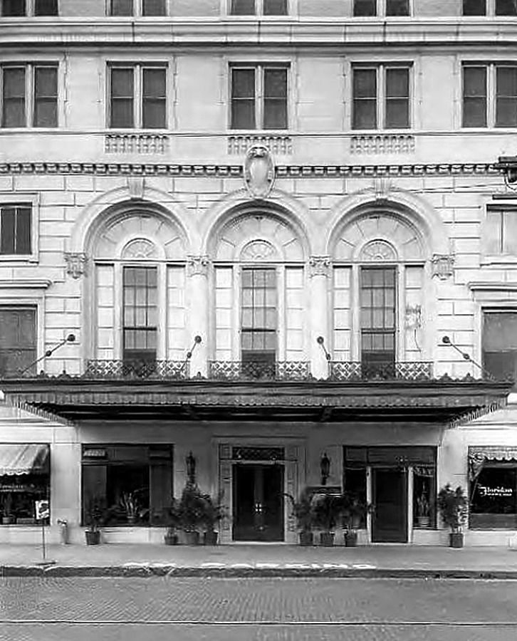 Vintage view of the main entrance