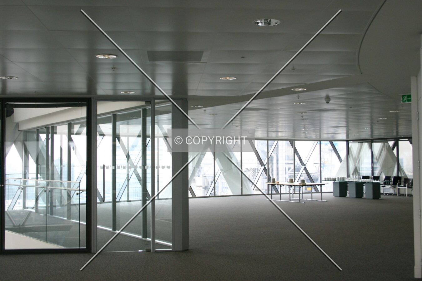 View across level 17