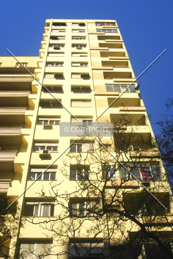 View from across Borges de Medeiros Avenue