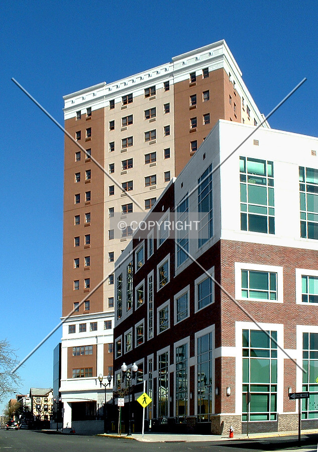 View from the west along Paterson Street