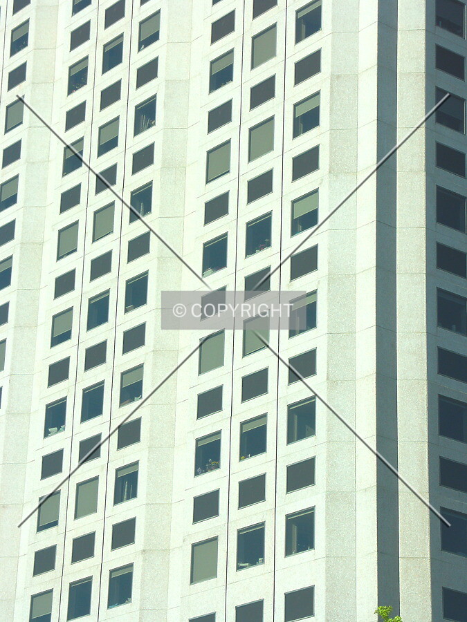 Close-up, west facade