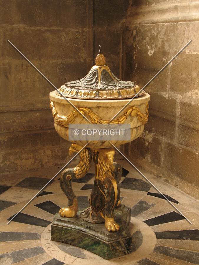 Detail of the 'Chapel of the Baptismal Fonts'