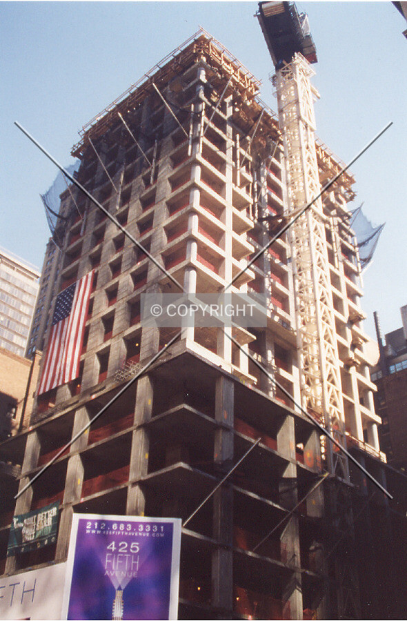 Looking up from the south on 5th Avenue