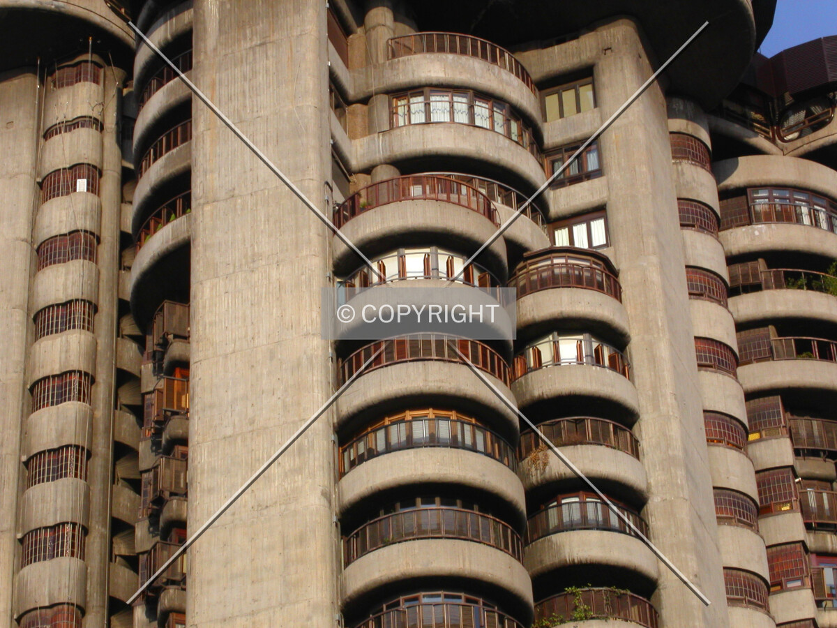 Looking up from the southern side