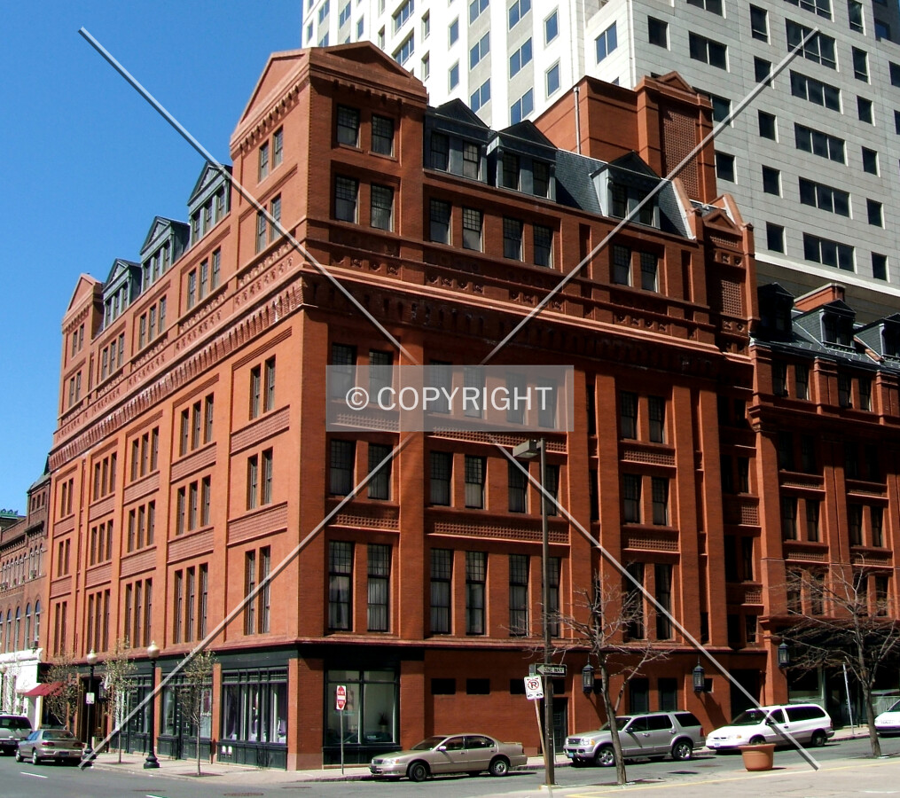 View from the southeast across Haynes Street