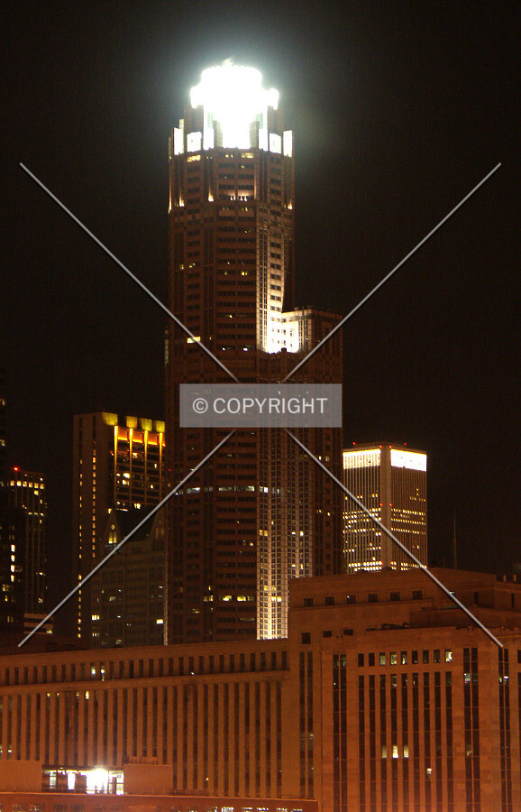 Night view from the southwest