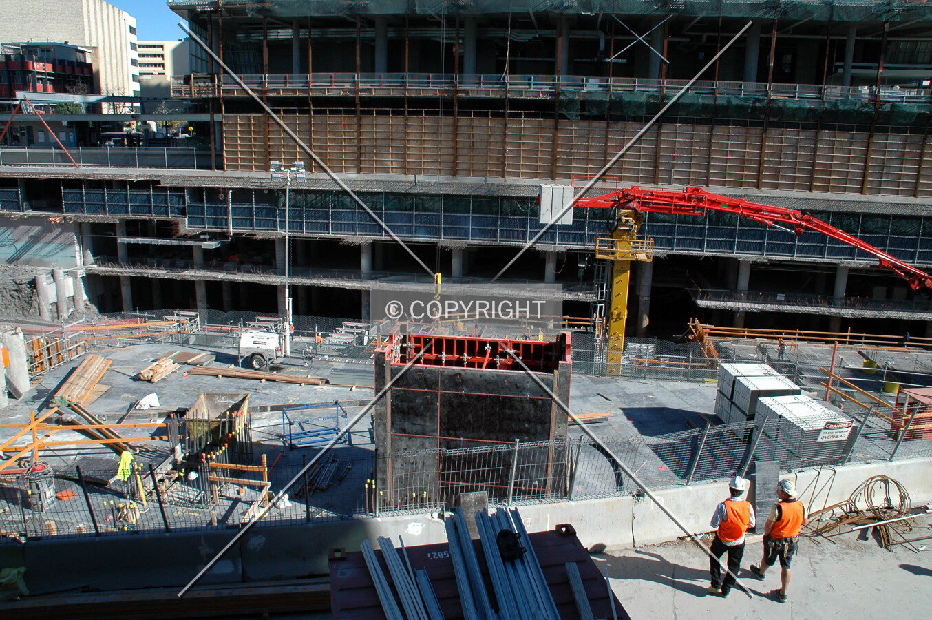 View of the site