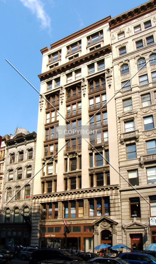 View from the west across Broadway