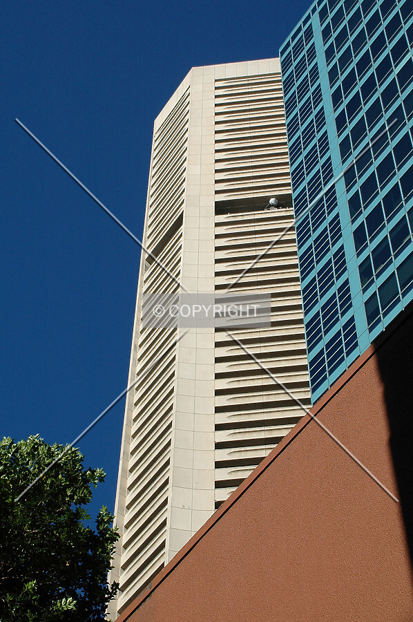 Looking up from the southwest