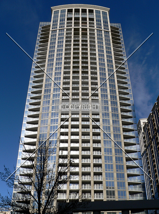 View up the western face from Indiana Avenue