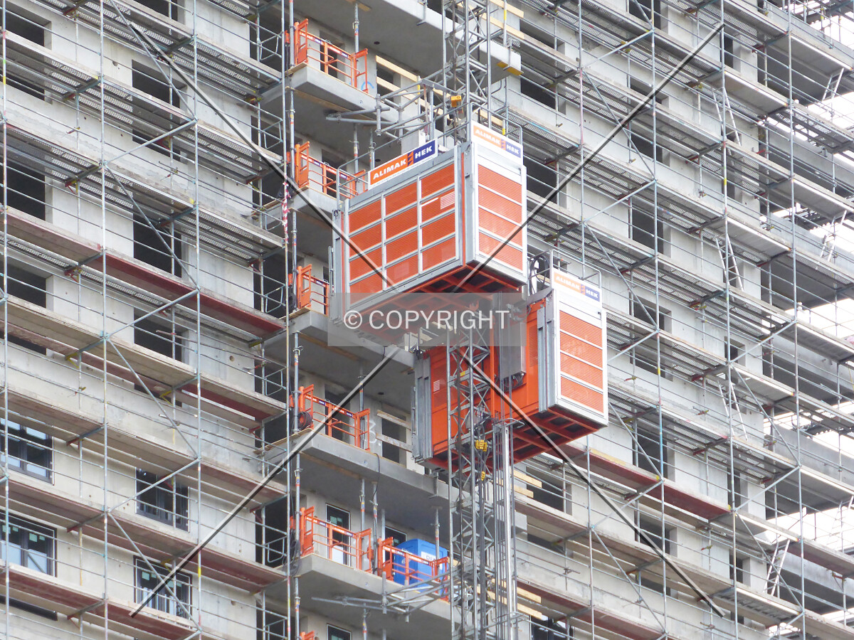 Alimak HEK construction elevators