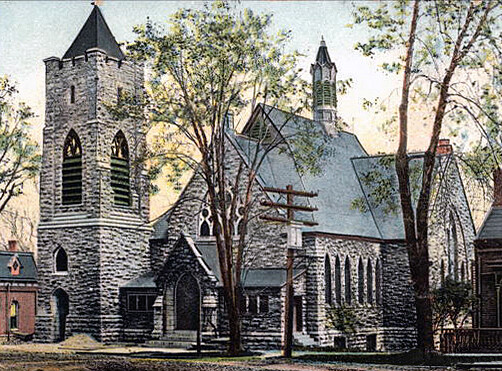 Vintage view from the northwest