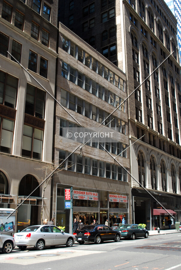 Viewed along Madison Avenue