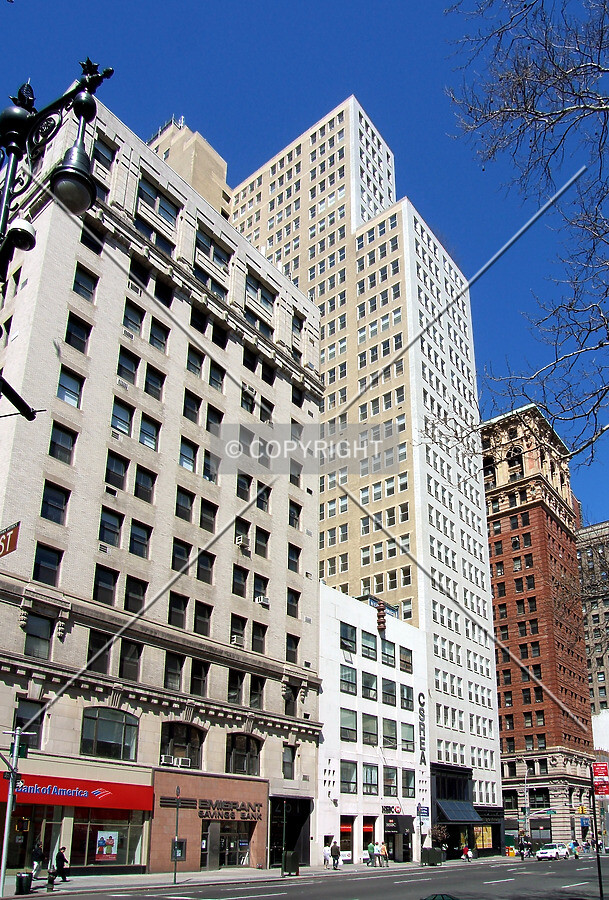 View from the south across Broadway