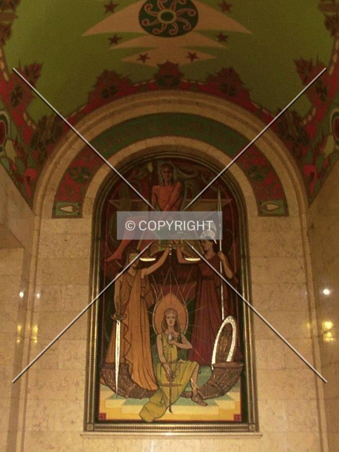North alcove in lobby