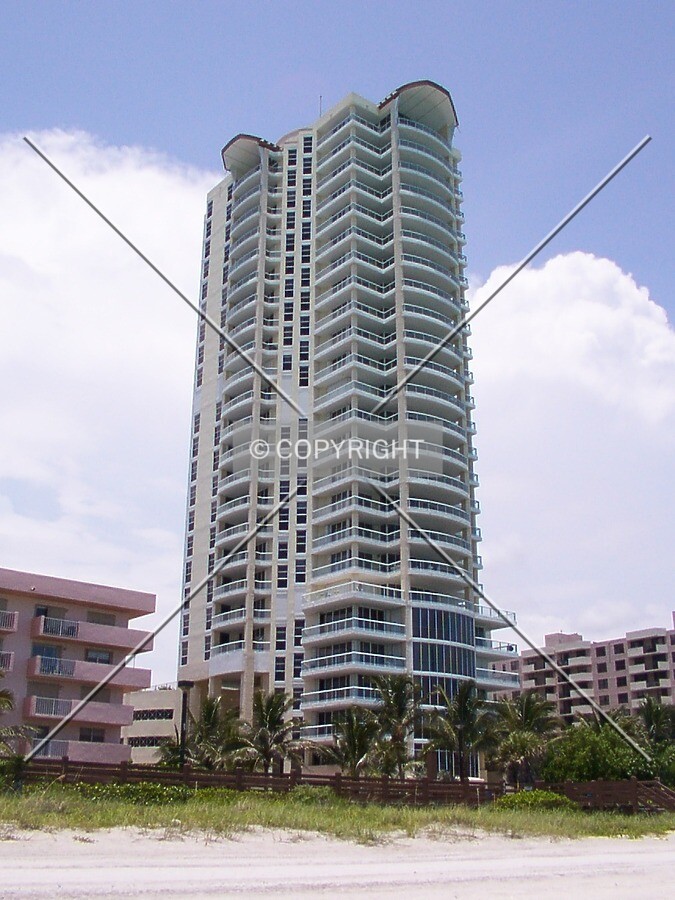 View from the beach
