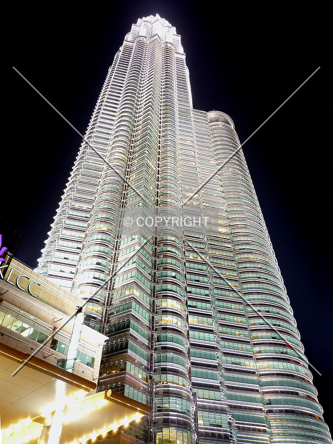 Looking up from Jalan P. Ramlee