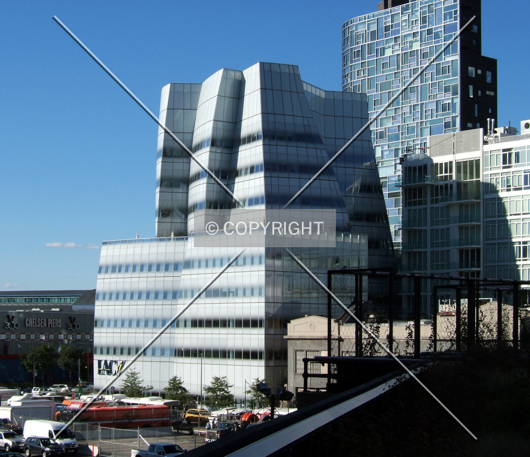 View from the southeast on the High Line