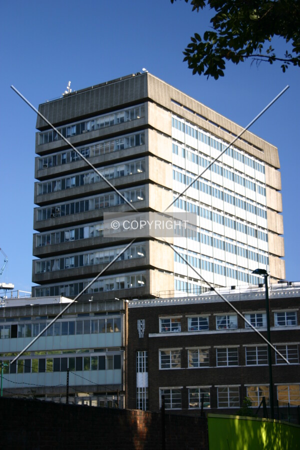 Rising above the surrounding streets