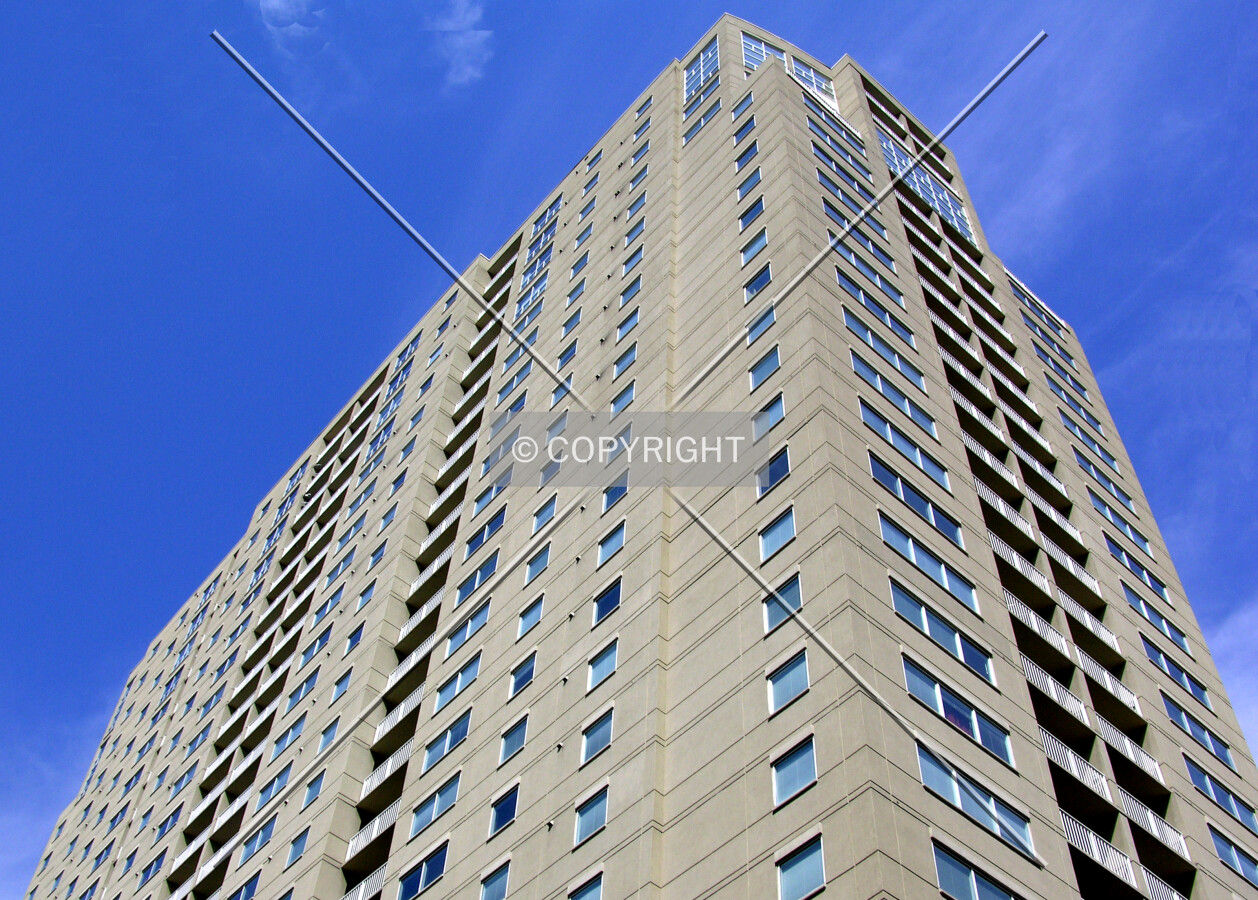 Looking up from the southwest