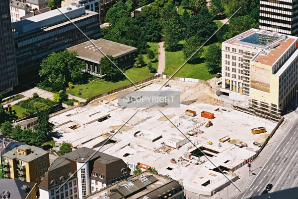 View of the construction site
