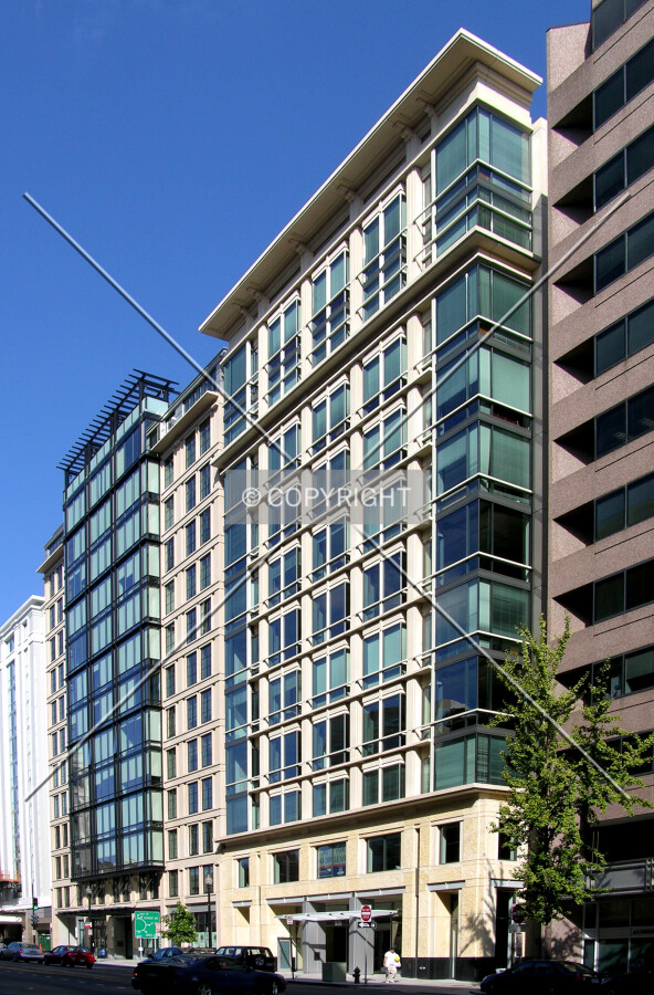View to the northeast across 14th Street NW