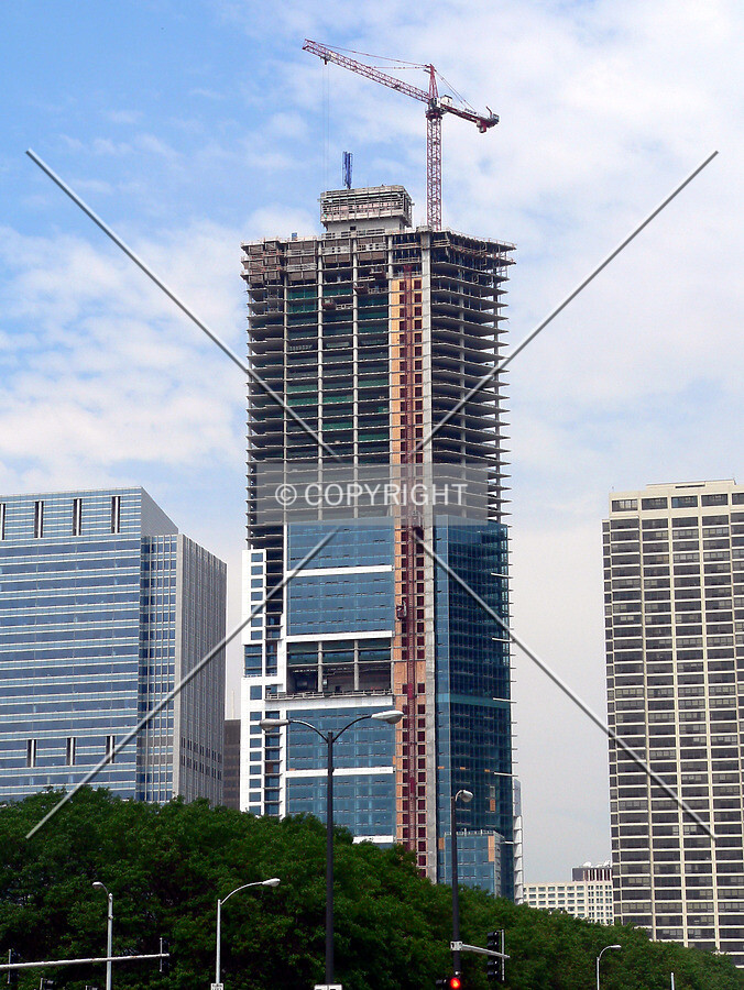 View of the southern face from Lake Shore Drive