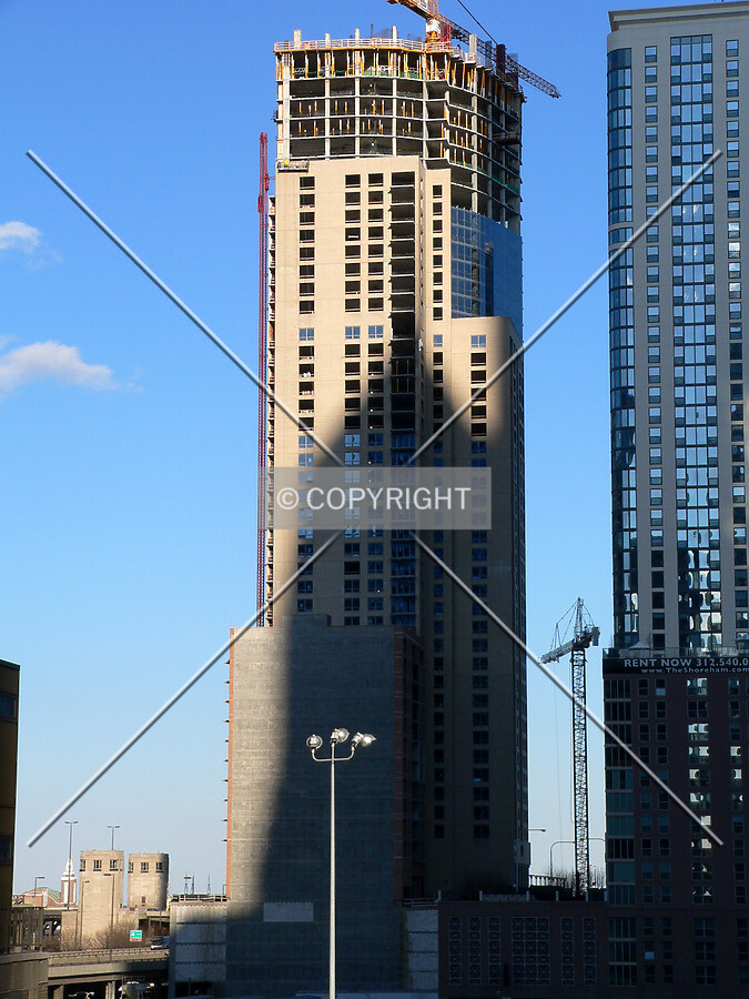 View to the east from Columbus Drive