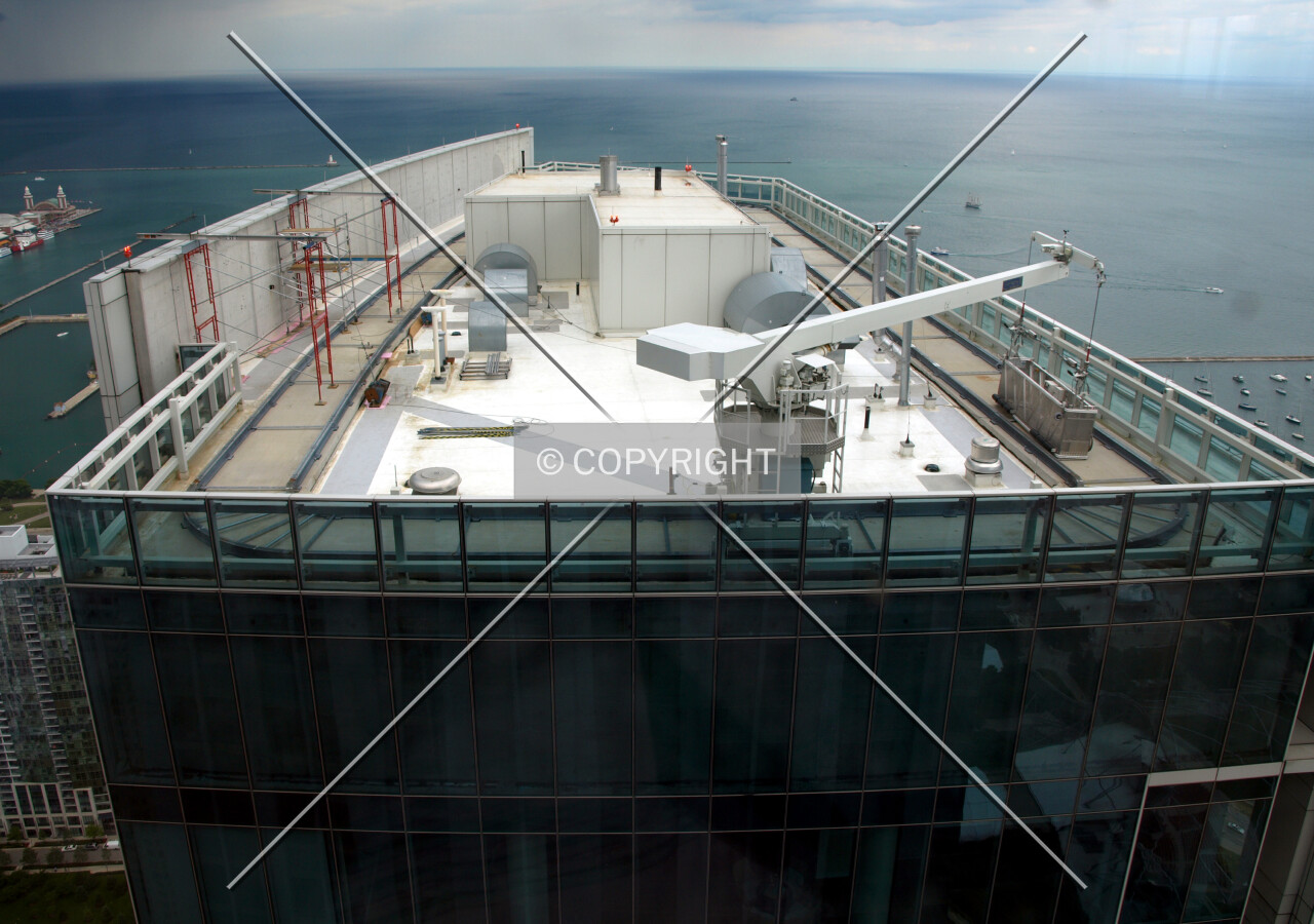 View from 51st floor of BCBS Building