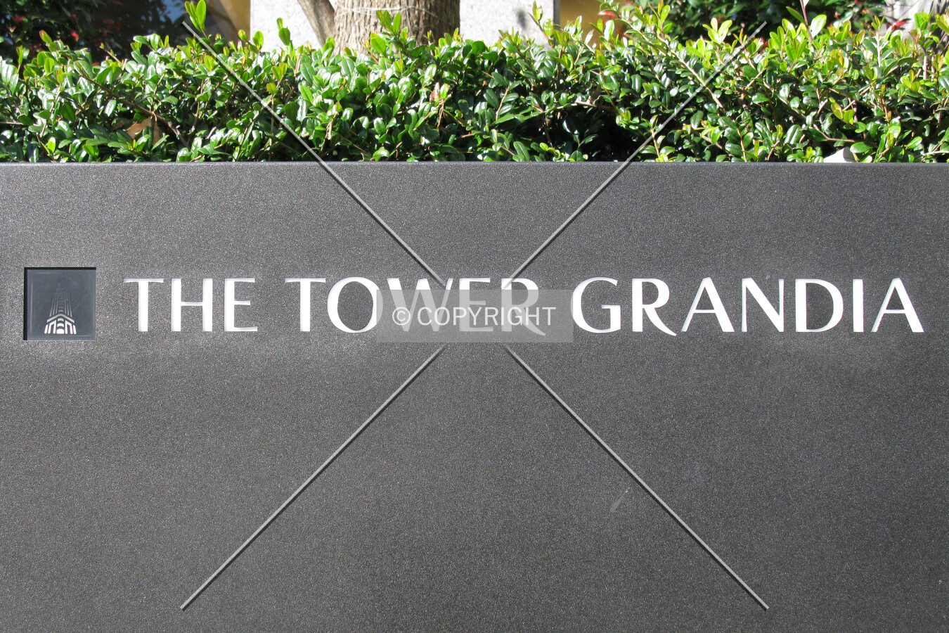 Name-plate near the front entrance