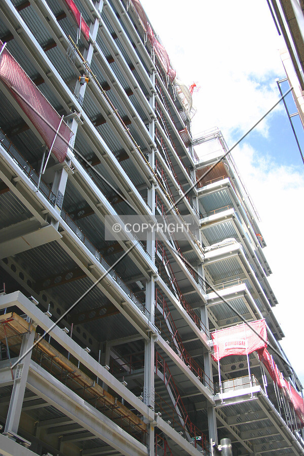 View north looking up the Finsbury Street side