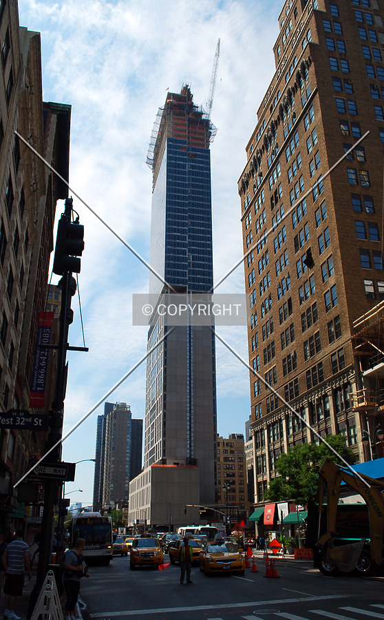 View southwest along 6th Avenue