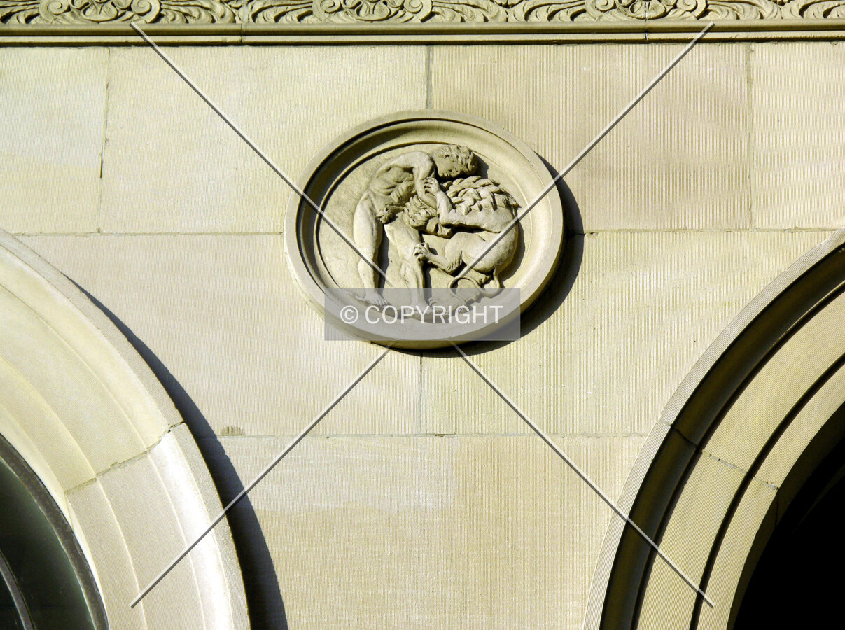 Detail of the northern facade