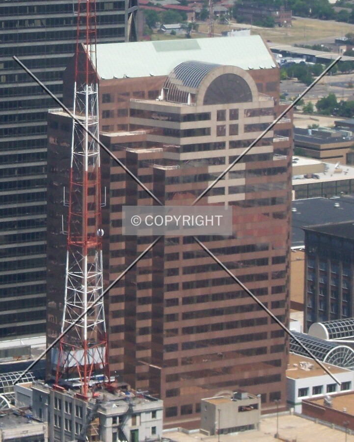 View from the Gateway Arch to the east